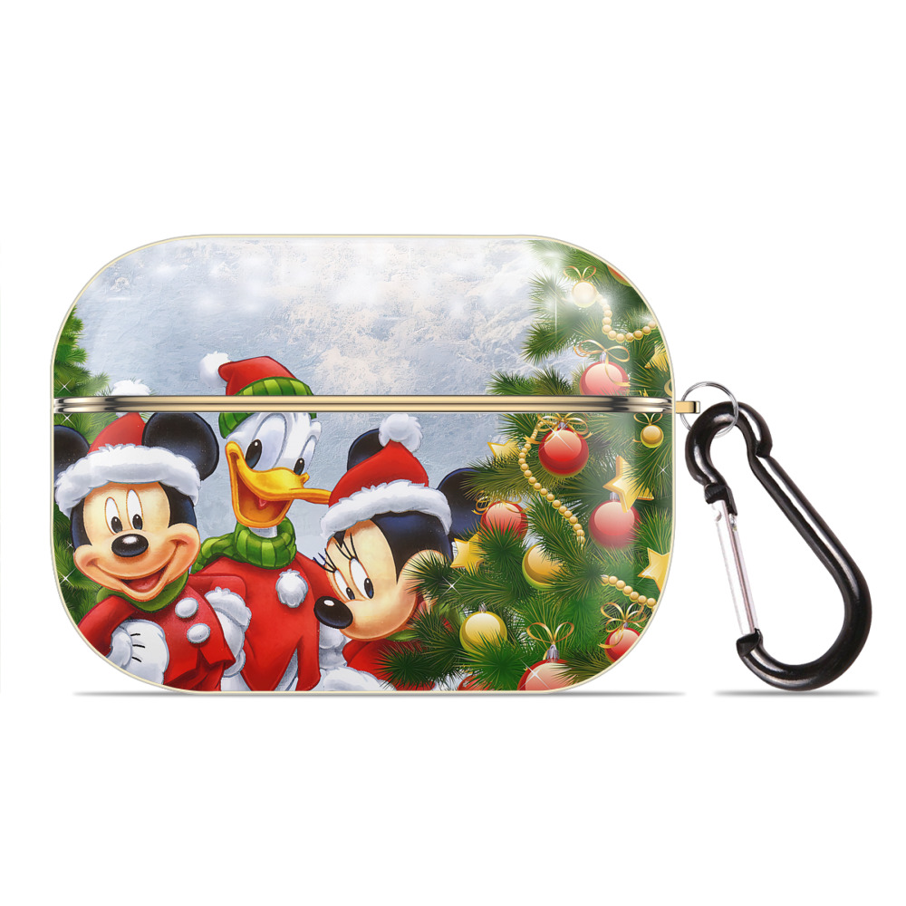 （画像用） ミッキーマウス Mickey Mouse 【AirPods Pro用】ハードシェル保護ケース｜耐衝撃・防指紋・カラビナ付き商品仕様