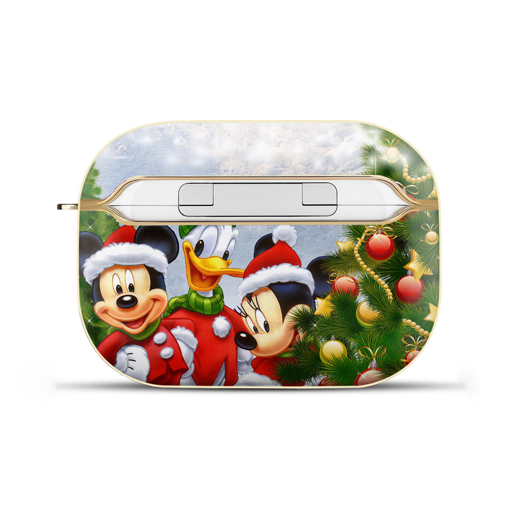 （画像用） ミッキーマウス Mickey Mouse 【AirPods Pro用】ハードシェル保護ケース｜耐衝撃・防指紋・カラビナ付き商品仕様