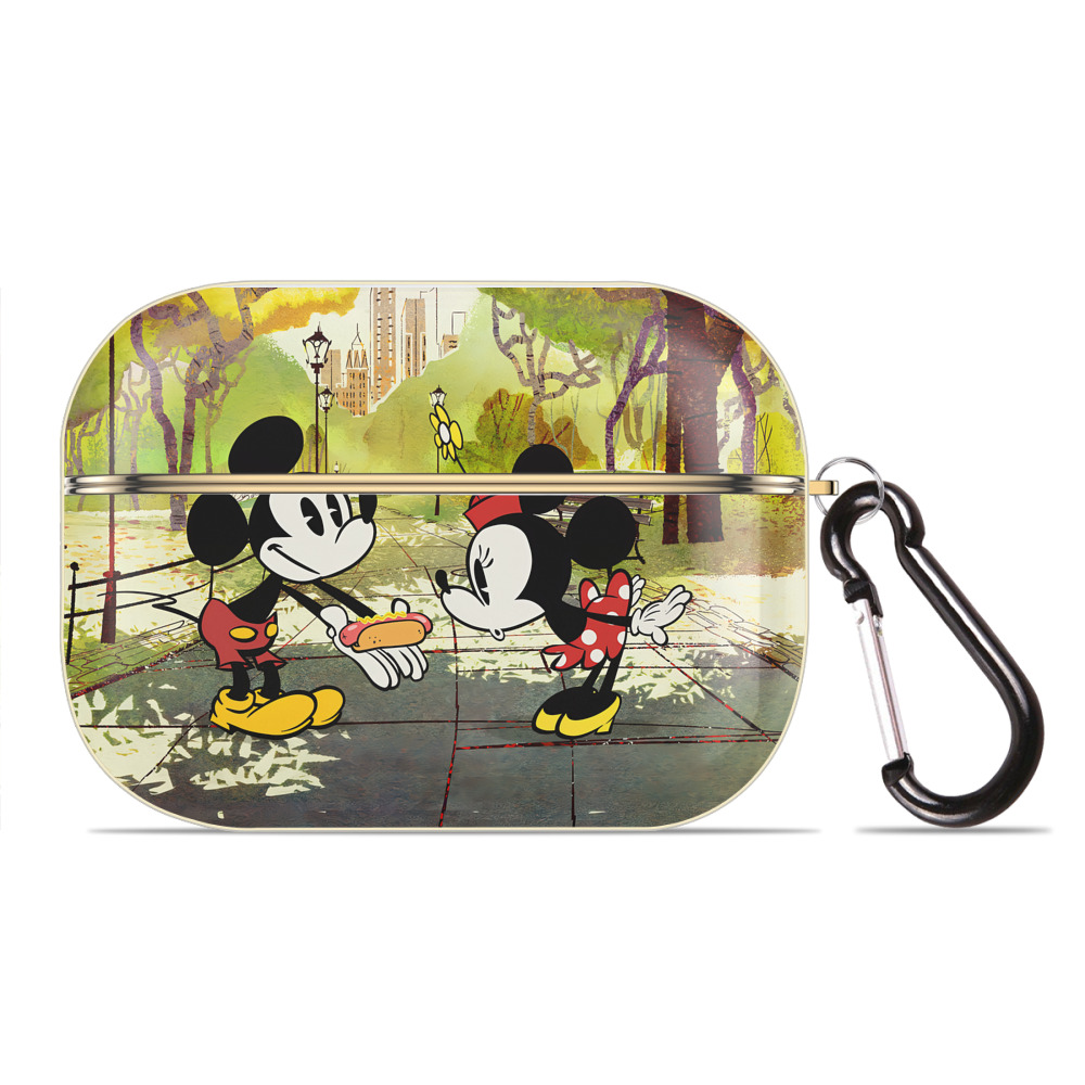 （画像用） ミッキーマウス Mickey Mouse 【AirPods Pro用】ハードシェル保護ケース｜耐衝撃・防指紋・カラビナ付き商品仕様