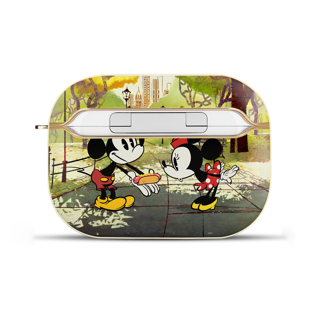（画像用） ミッキーマウス Mickey Mouse 【AirPods Pro用】ハードシェル保護ケース｜耐衝撃・防指紋・カラビナ付き商品仕様