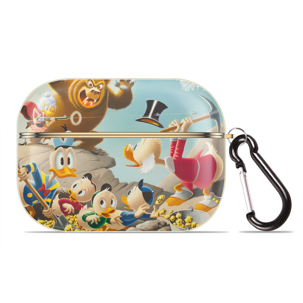 （画像用） ミッキーマウス Mickey Mouse 【AirPods Pro用】ハードシェル保護ケース｜耐衝撃・防指紋・カラビナ付き商品仕様