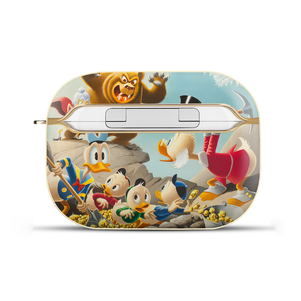 （画像用） ミッキーマウス Mickey Mouse 【AirPods Pro用】ハードシェル保護ケース｜耐衝撃・防指紋・カラビナ付き商品仕様