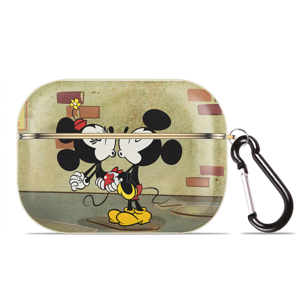 （画像用） ミッキーマウス Mickey Mouse 【AirPods Pro用】ハードシェル保護ケース｜耐衝撃・防指紋・カラビナ付き商品仕様