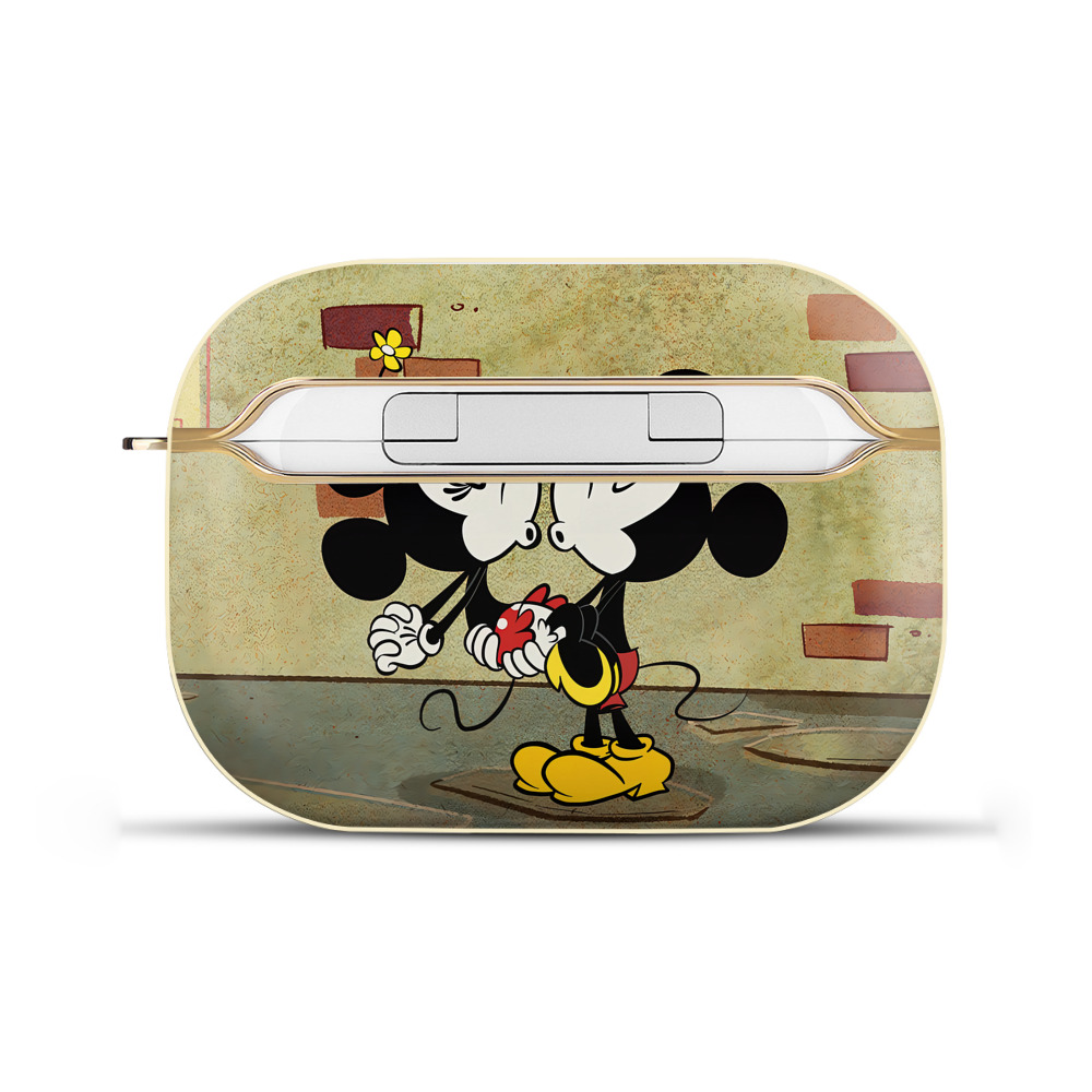 （画像用） ミッキーマウス Mickey Mouse 【AirPods Pro用】ハードシェル保護ケース｜耐衝撃・防指紋・カラビナ付き商品仕様