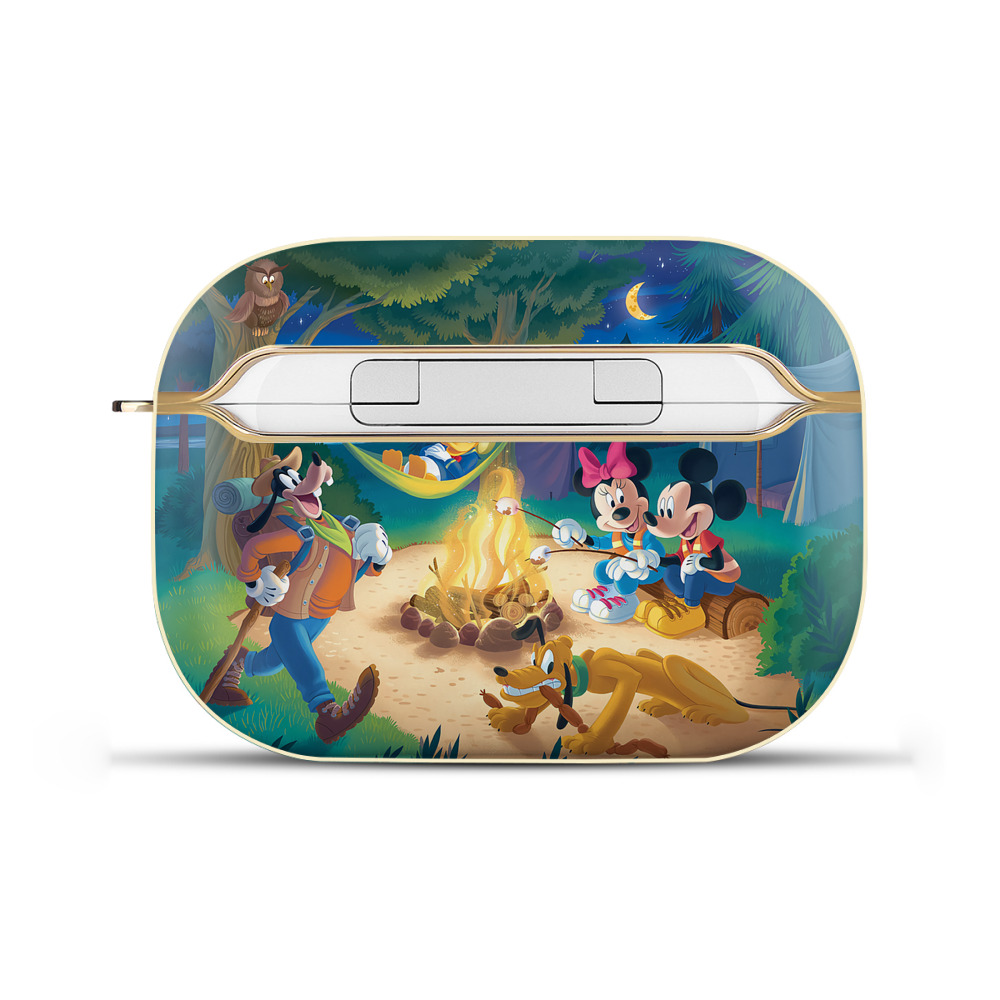 （画像用） ミッキーマウス Mickey Mouse 【AirPods Pro用】ハードシェル保護ケース｜耐衝撃・防指紋・カラビナ付き商品仕様