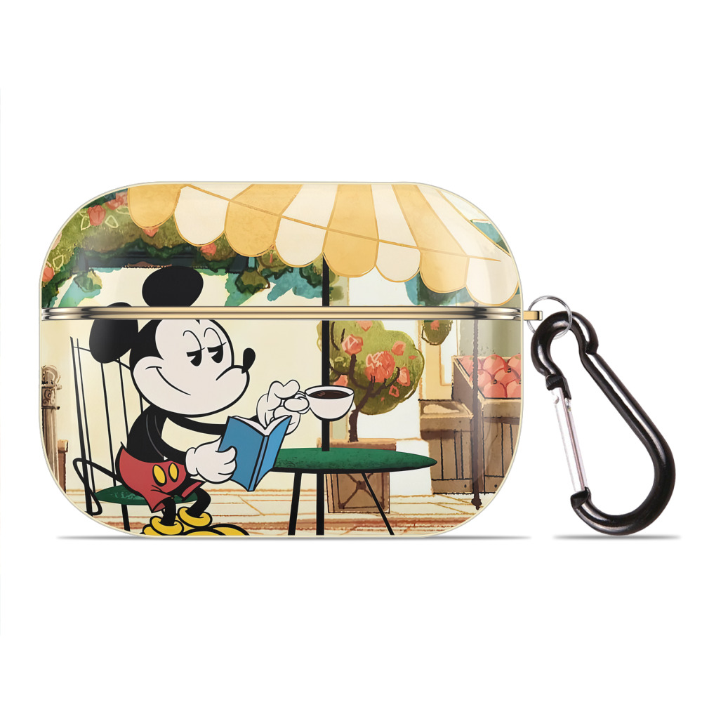 （画像用） ミッキーマウス Mickey Mouse 【AirPods Pro用】ハードシェル保護ケース｜耐衝撃・防指紋・カラビナ付き商品仕様