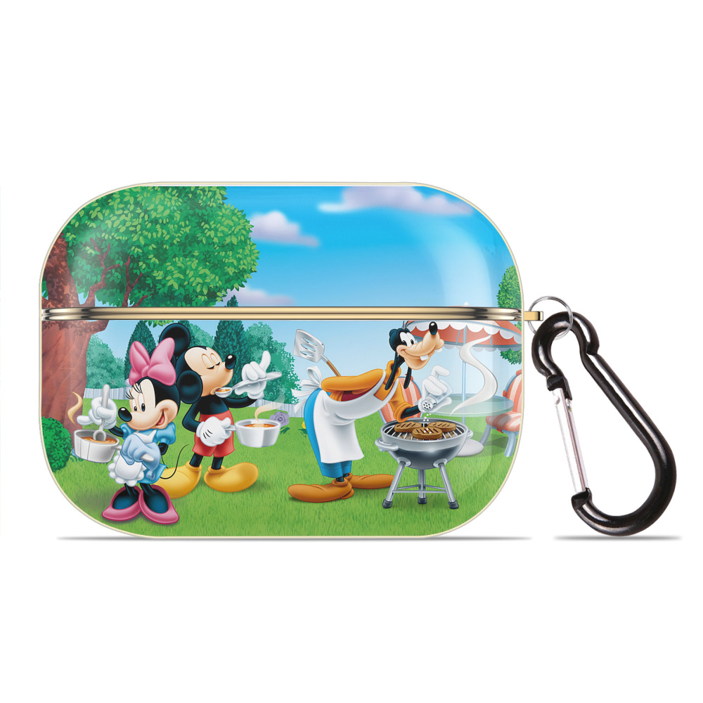 （画像用） ミッキーマウス Mickey Mouse 【AirPods Pro用】ハードシェル保護ケース｜耐衝撃・防指紋・カラビナ付き商品仕様