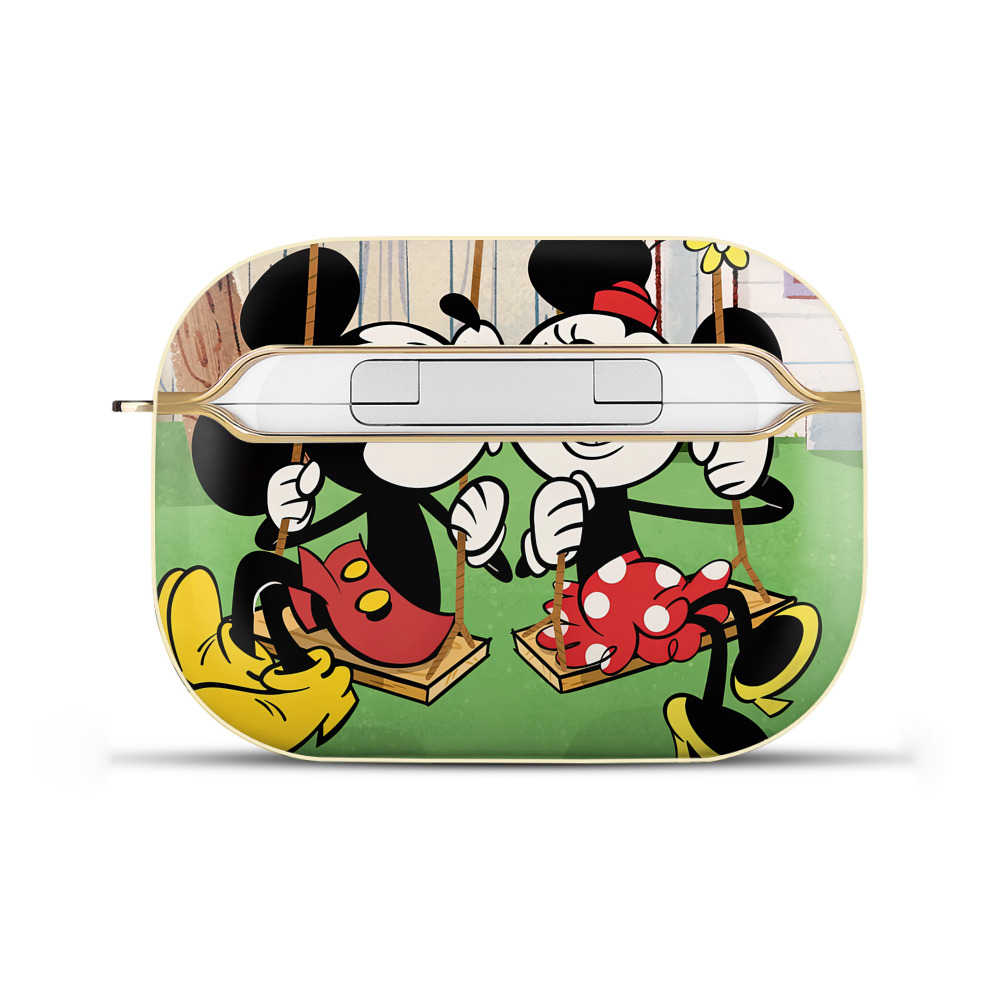 （画像用） ミッキーマウス Mickey Mouse 【AirPods Pro用】ハードシェル保護ケース｜耐衝撃・防指紋・カラビナ付き商品仕様
