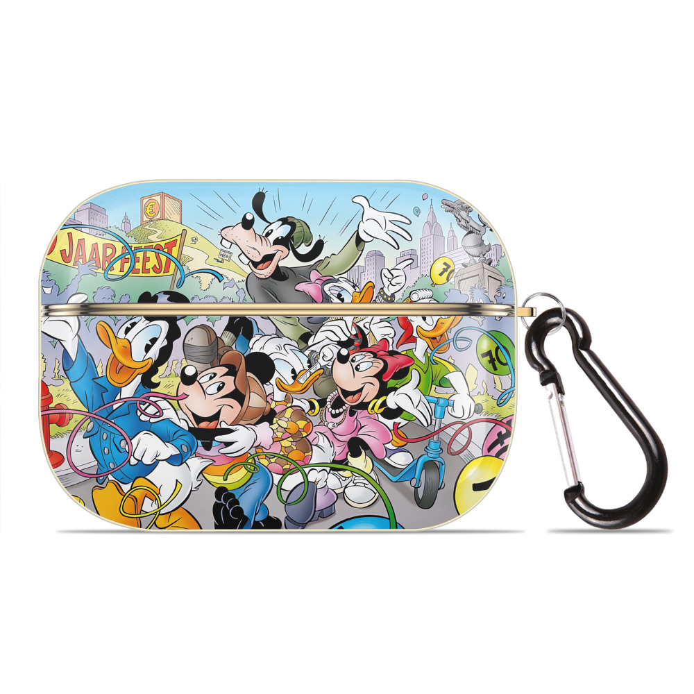 （画像用） ミッキーマウス Mickey Mouse 【AirPods Pro用】ハードシェル保護ケース｜耐衝撃・防指紋・カラビナ付き商品仕様