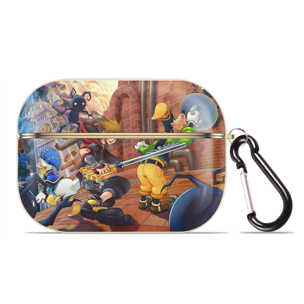 （画像用） ミッキーマウス Mickey Mouse 【AirPods Pro用】ハードシェル保護ケース｜耐衝撃・防指紋・カラビナ付き商品仕様