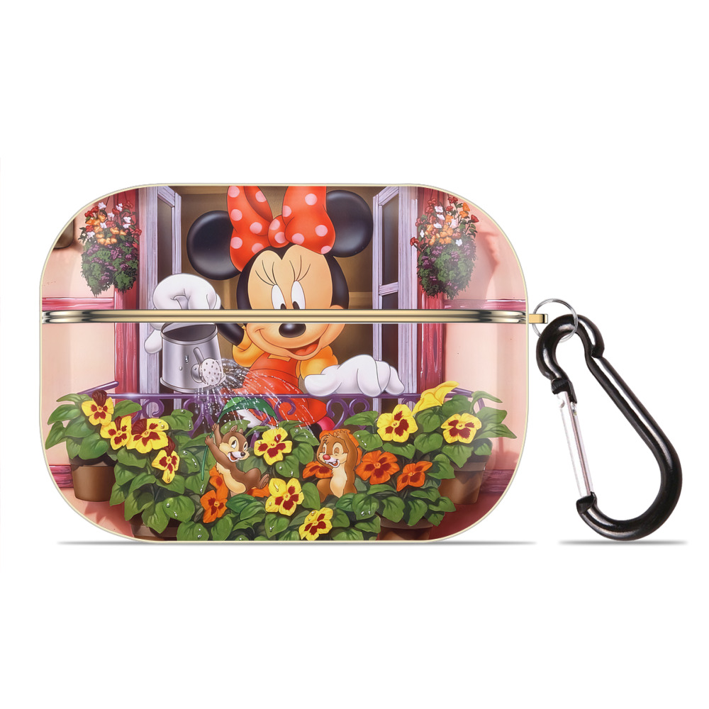 （画像用） ミッキーマウス Mickey Mouse 【AirPods Pro用】ハードシェル保護ケース｜耐衝撃・防指紋・カラビナ付き商品仕様