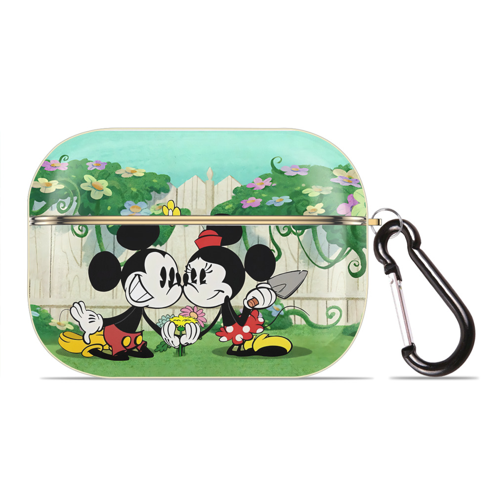 （画像用） ミッキーマウス Mickey Mouse 【AirPods Pro用】ハードシェル保護ケース｜耐衝撃・防指紋・カラビナ付き商品仕様