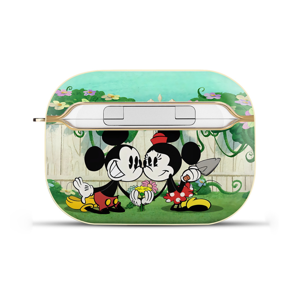 （画像用） ミッキーマウス Mickey Mouse 【AirPods Pro用】ハードシェル保護ケース｜耐衝撃・防指紋・カラビナ付き商品仕様