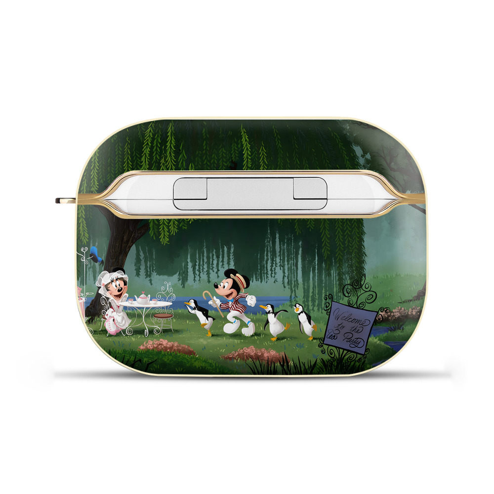 （画像用） ミッキーマウス Mickey Mouse 【AirPods Pro用】ハードシェル保護ケース｜耐衝撃・防指紋・カラビナ付き商品仕様