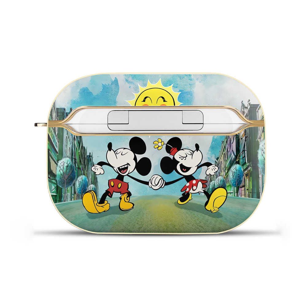 （画像用） ミッキーマウス Mickey Mouse 【AirPods Pro用】ハードシェル保護ケース｜耐衝撃・防指紋・カラビナ付き商品仕様
