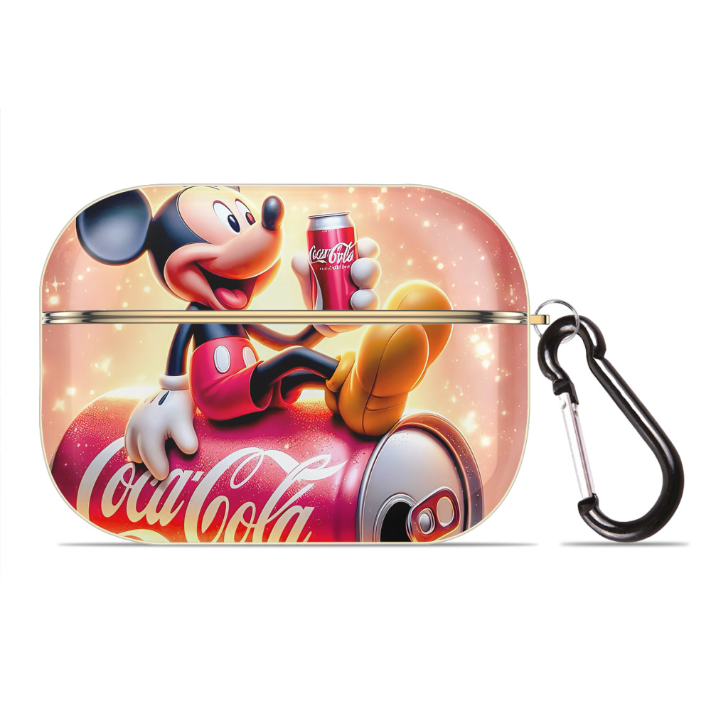 （画像用） ミッキーマウス Mickey Mouse 【AirPods Pro用】ハードシェル保護ケース｜耐衝撃・防指紋・カラビナ付き商品仕様