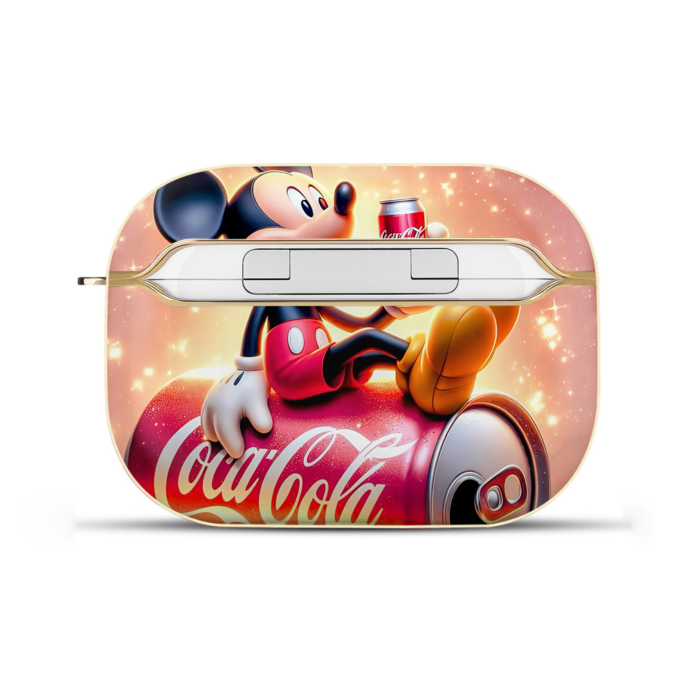 （画像用） ミッキーマウス Mickey Mouse 【AirPods Pro用】ハードシェル保護ケース｜耐衝撃・防指紋・カラビナ付き商品仕様