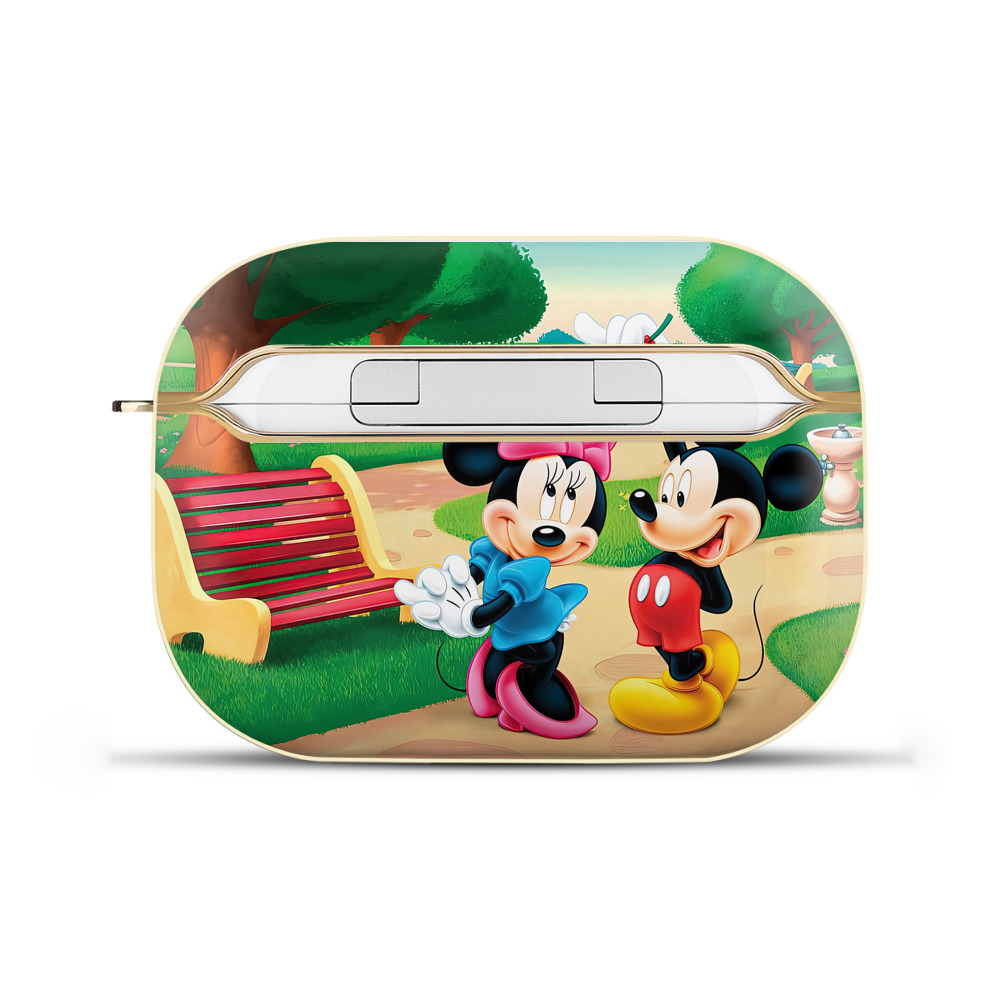 （画像用） ミッキーマウス Mickey Mouse 【AirPods Pro用】ハードシェル保護ケース｜耐衝撃・防指紋・カラビナ付き商品仕様