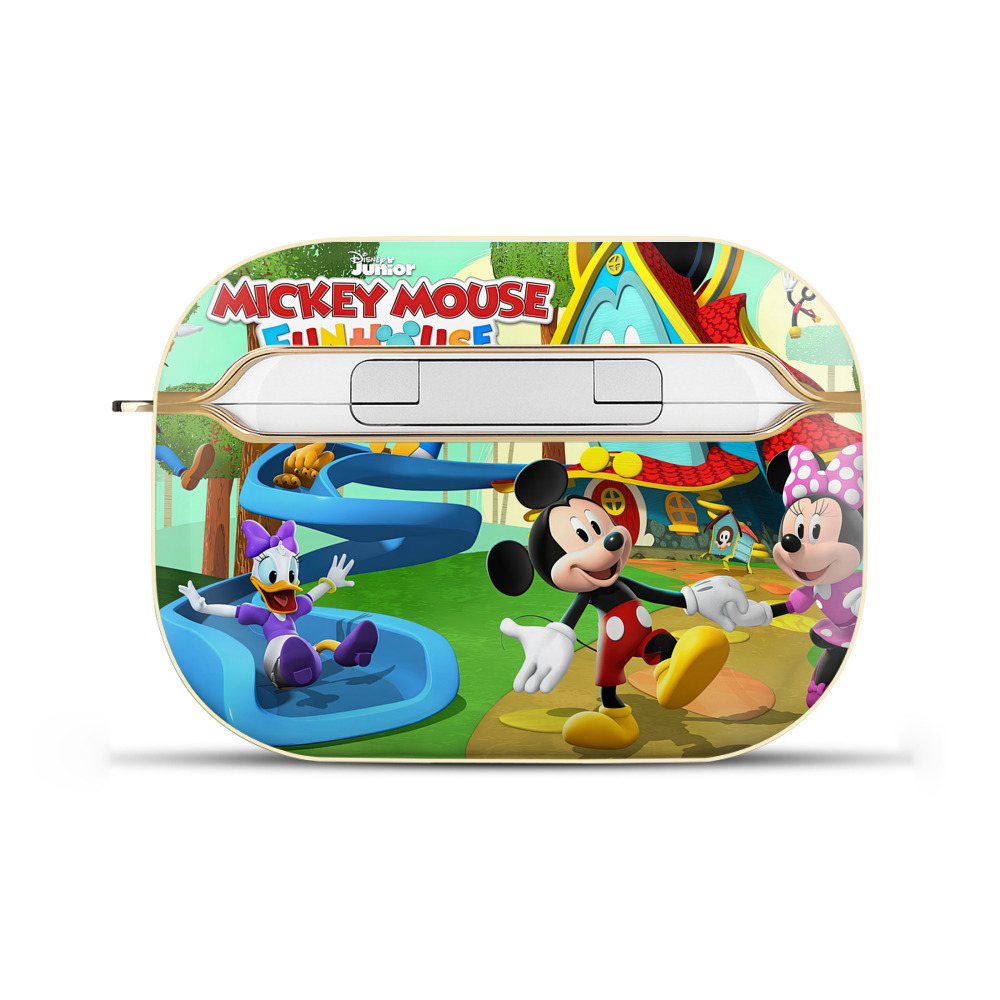 （画像用） ミッキーマウス Mickey Mouse 【AirPods Pro用】ハードシェル保護ケース｜耐衝撃・防指紋・カラビナ付き商品仕様