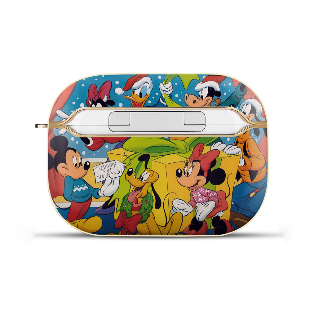 （画像用） ミッキーマウス Mickey Mouse 【AirPods Pro用】ハードシェル保護ケース｜耐衝撃・防指紋・カラビナ付き商品仕様