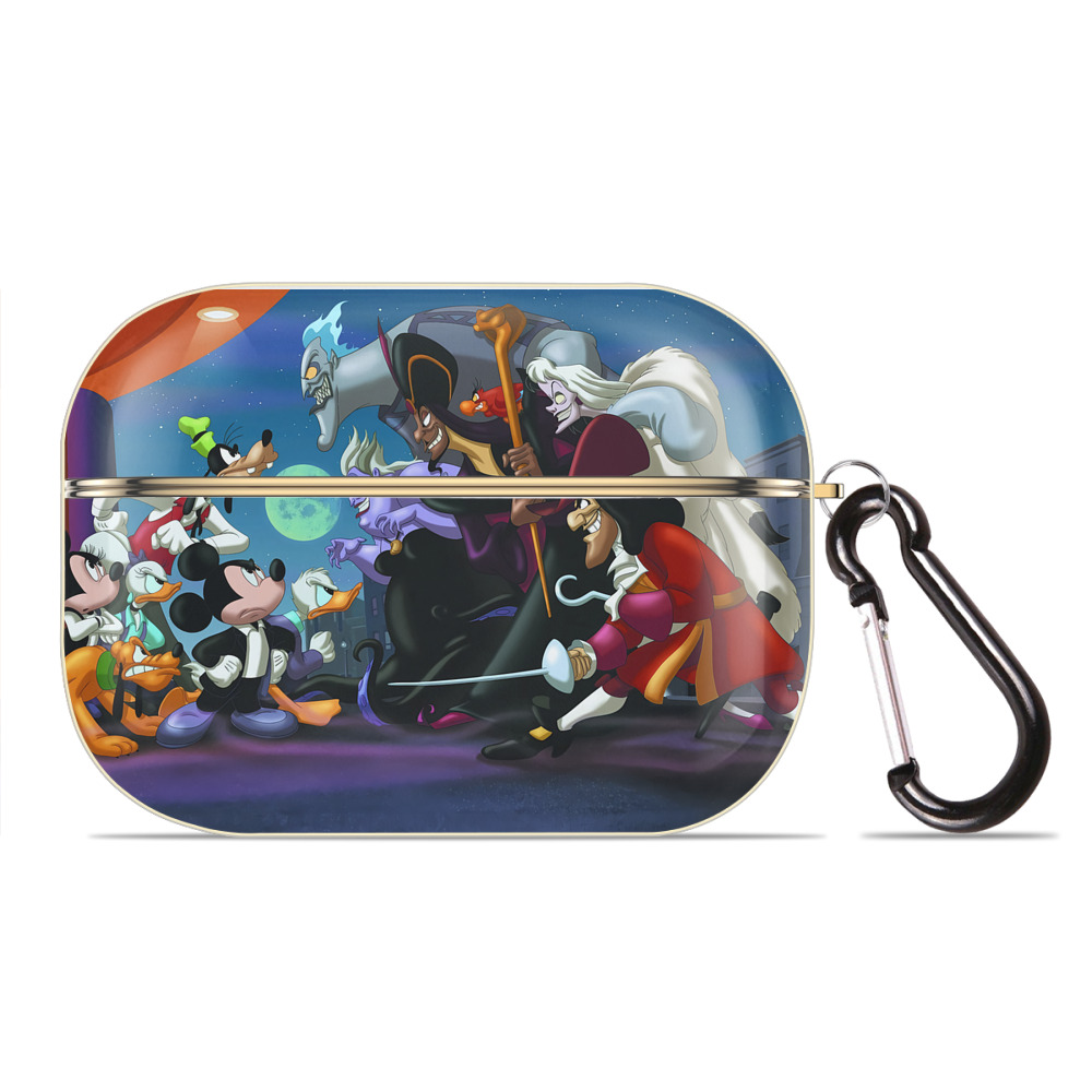（画像用） ミッキーマウス Mickey Mouse 【AirPods Pro用】ハードシェル保護ケース｜耐衝撃・防指紋・カラビナ付き商品仕様