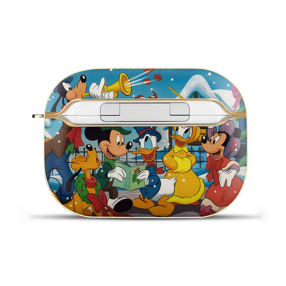 （画像用） ミッキーマウス Mickey Mouse 【AirPods Pro用】ハードシェル保護ケース｜耐衝撃・防指紋・カラビナ付き商品仕様