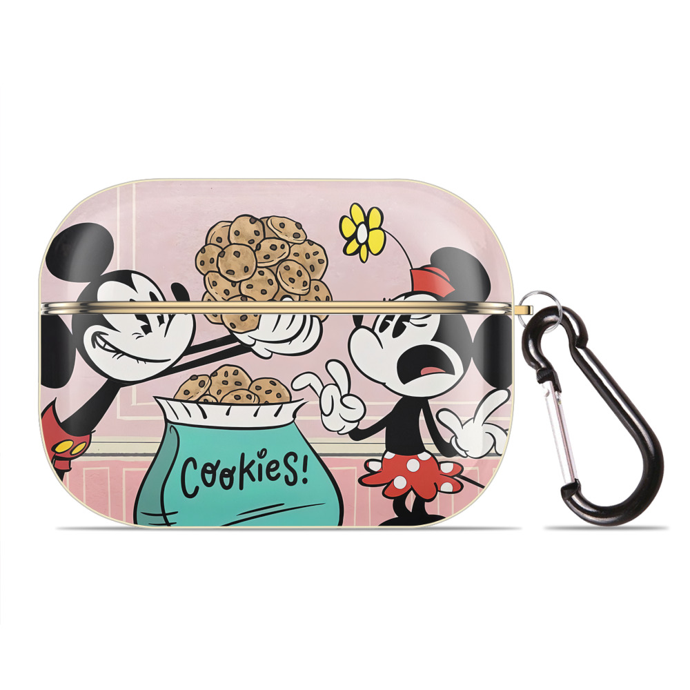 （画像用） ミッキーマウス Mickey Mouse 【AirPods Pro用】ハードシェル保護ケース｜耐衝撃・防指紋・カラビナ付き商品仕様