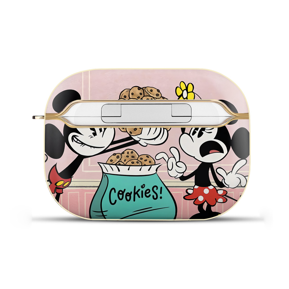 （画像用） ミッキーマウス Mickey Mouse 【AirPods Pro用】ハードシェル保護ケース｜耐衝撃・防指紋・カラビナ付き商品仕様
