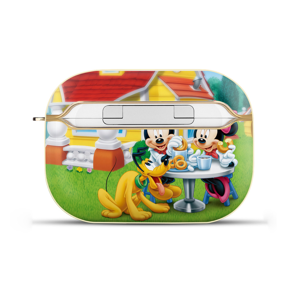 （画像用） ミッキーマウス Mickey Mouse 【AirPods Pro用】ハードシェル保護ケース｜耐衝撃・防指紋・カラビナ付き商品仕様