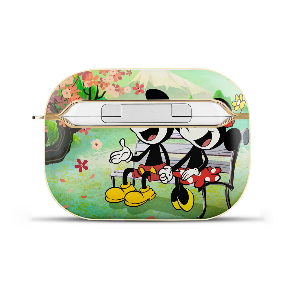 （画像用） ミッキーマウス Mickey Mouse 【AirPods Pro用】ハードシェル保護ケース｜耐衝撃・防指紋・カラビナ付き商品仕様