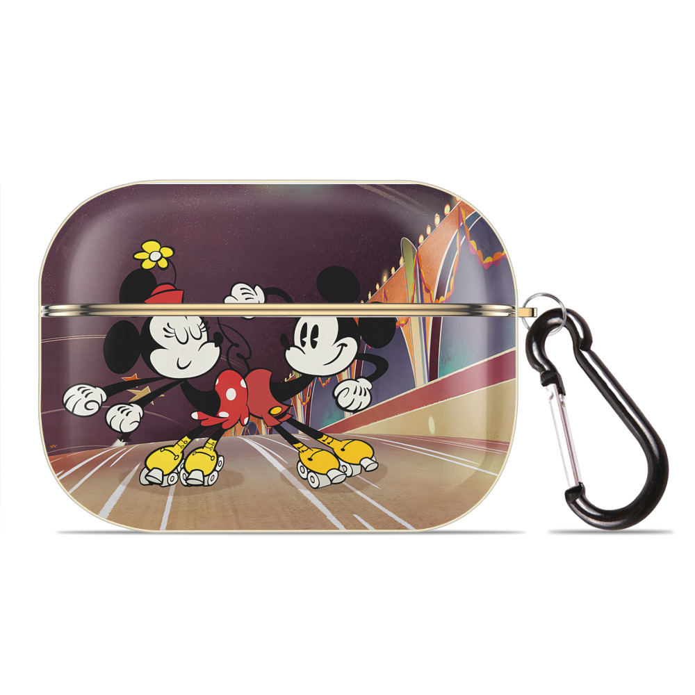 （画像用） ミッキーマウス Mickey Mouse 【AirPods Pro用】ハードシェル保護ケース｜耐衝撃・防指紋・カラビナ付き商品仕様