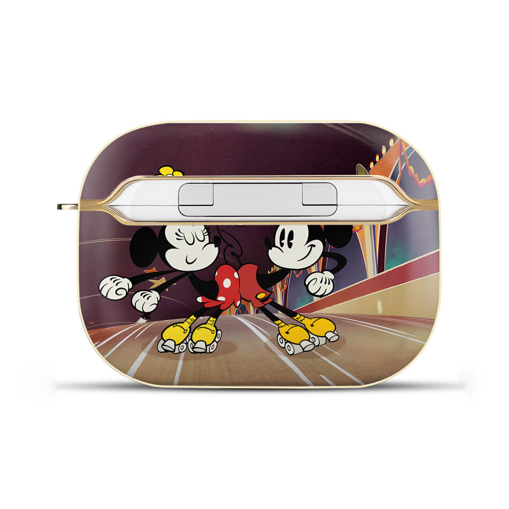 （画像用） ミッキーマウス Mickey Mouse 【AirPods Pro用】ハードシェル保護ケース｜耐衝撃・防指紋・カラビナ付き商品仕様
