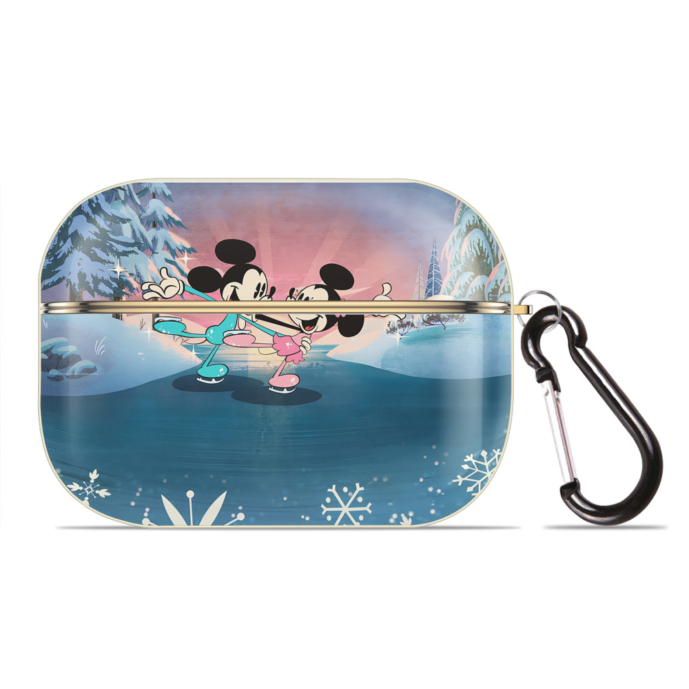 （画像用） ミッキーマウス Mickey Mouse 【AirPods Pro用】ハードシェル保護ケース｜耐衝撃・防指紋・カラビナ付き商品仕様
