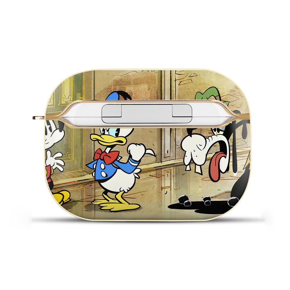 （画像用） ミッキーマウス Mickey Mouse 【AirPods Pro用】ハードシェル保護ケース｜耐衝撃・防指紋・カラビナ付き商品仕様