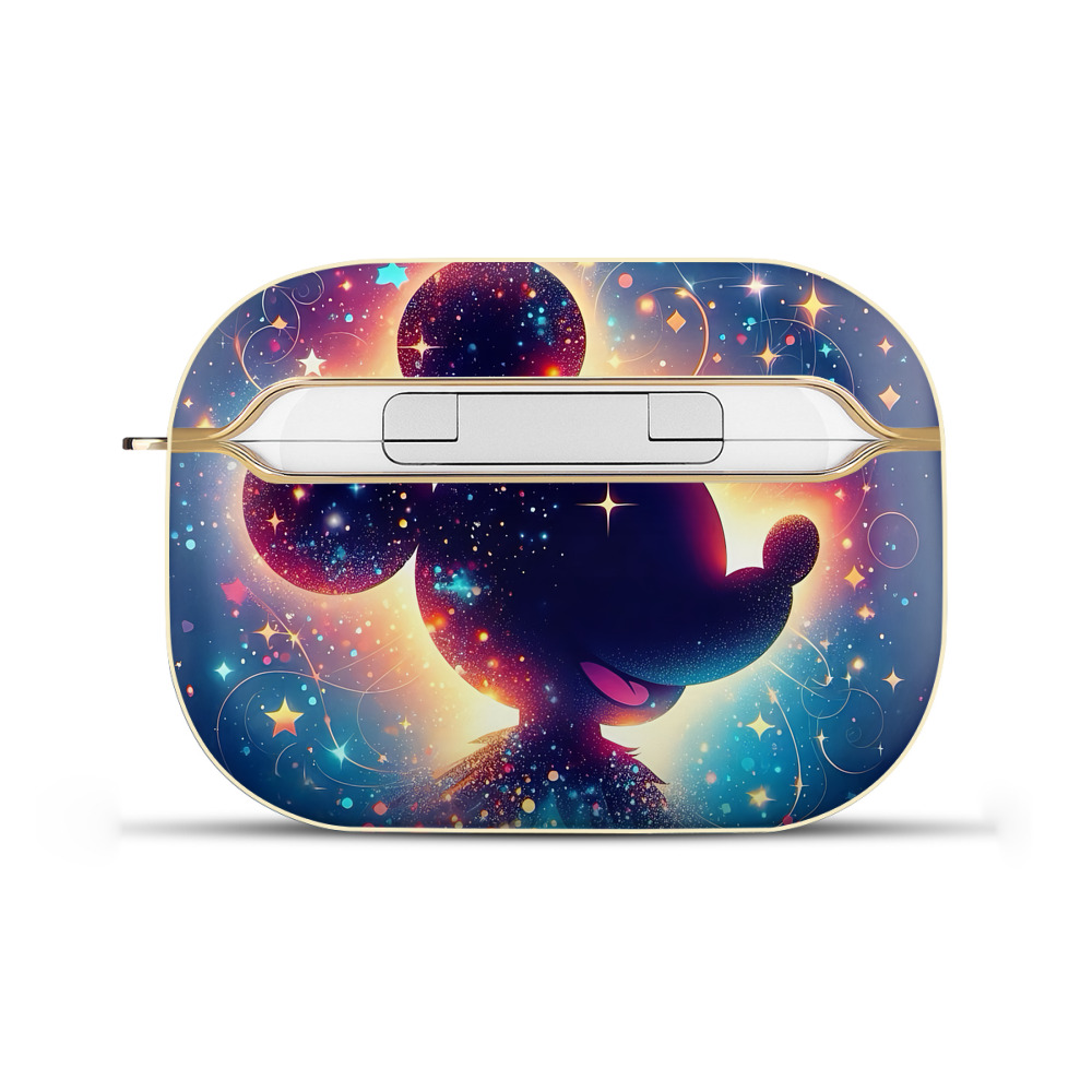 （画像用） ミッキーマウス Mickey Mouse 【AirPods Pro用】ハードシェル保護ケース｜耐衝撃・防指紋・カラビナ付き商品仕様