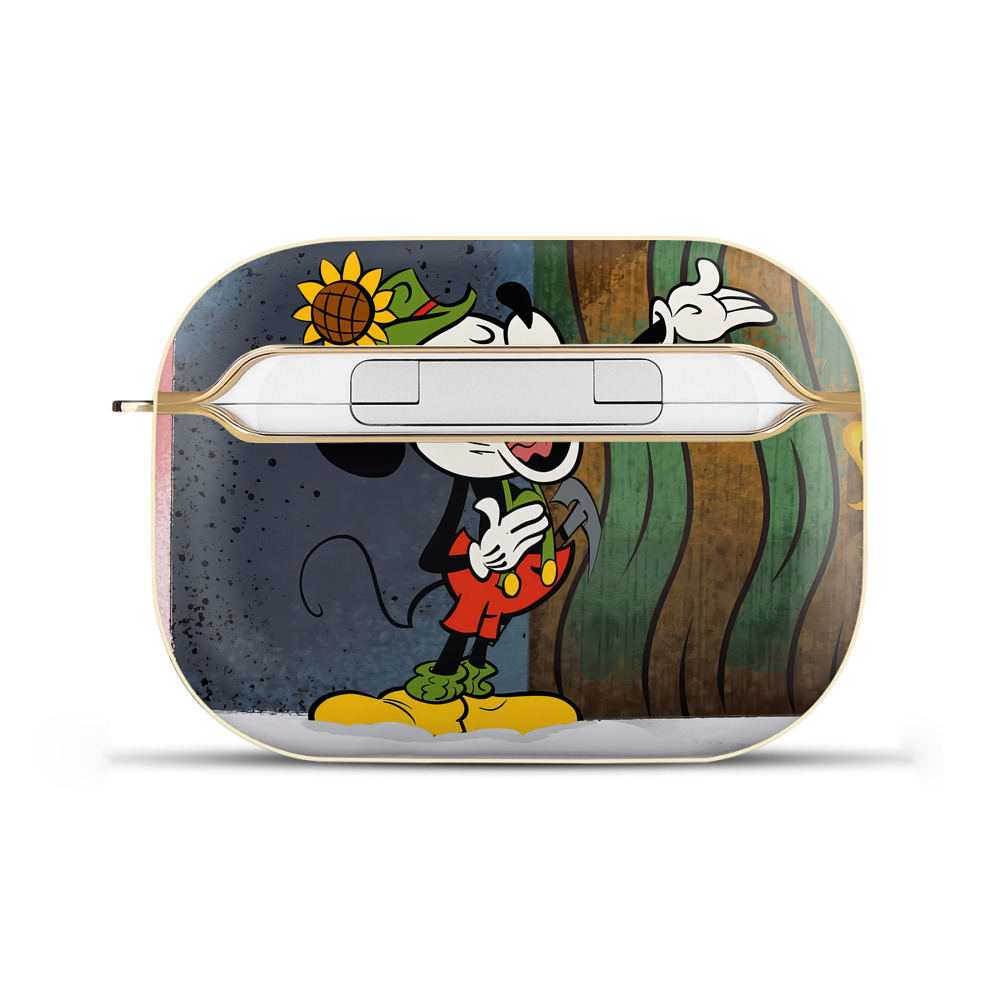 （画像用） ミッキーマウス Mickey Mouse 【AirPods Pro用】ハードシェル保護ケース｜耐衝撃・防指紋・カラビナ付き商品仕様