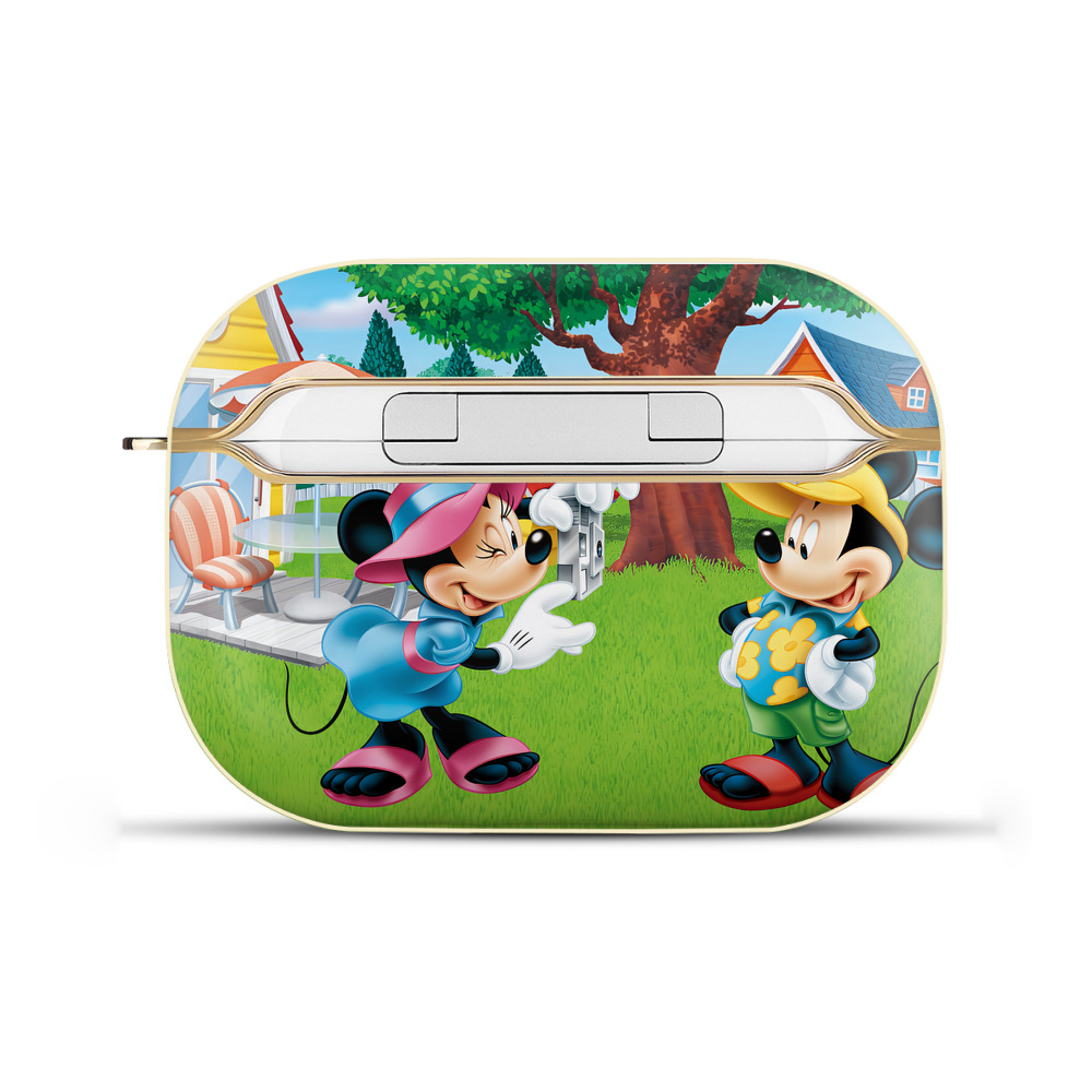 （画像用） ミッキーマウス Mickey Mouse 【AirPods Pro用】ハードシェル保護ケース｜耐衝撃・防指紋・カラビナ付き商品仕様