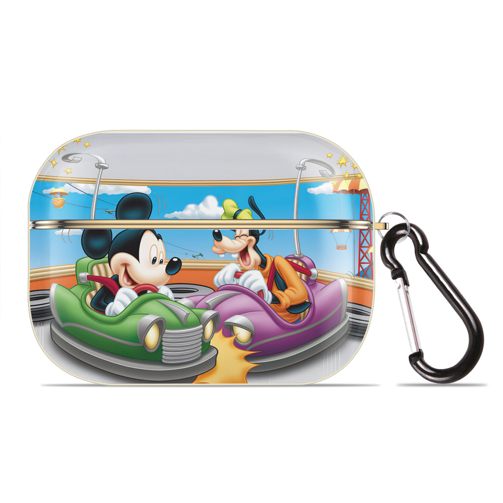 （画像用） ミッキーマウス Mickey Mouse 【AirPods Pro用】ハードシェル保護ケース｜耐衝撃・防指紋・カラビナ付き商品仕様
