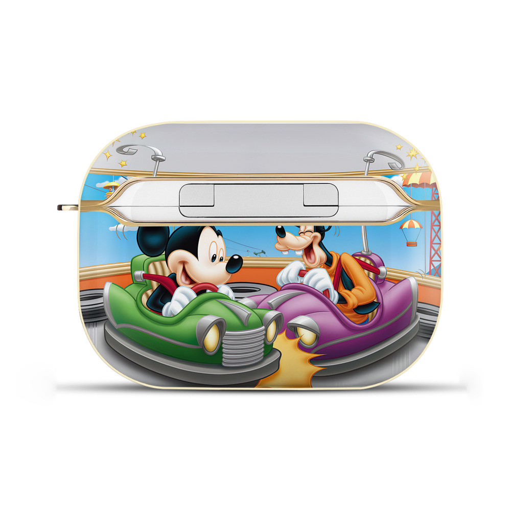 （画像用） ミッキーマウス Mickey Mouse 【AirPods Pro用】ハードシェル保護ケース｜耐衝撃・防指紋・カラビナ付き商品仕様