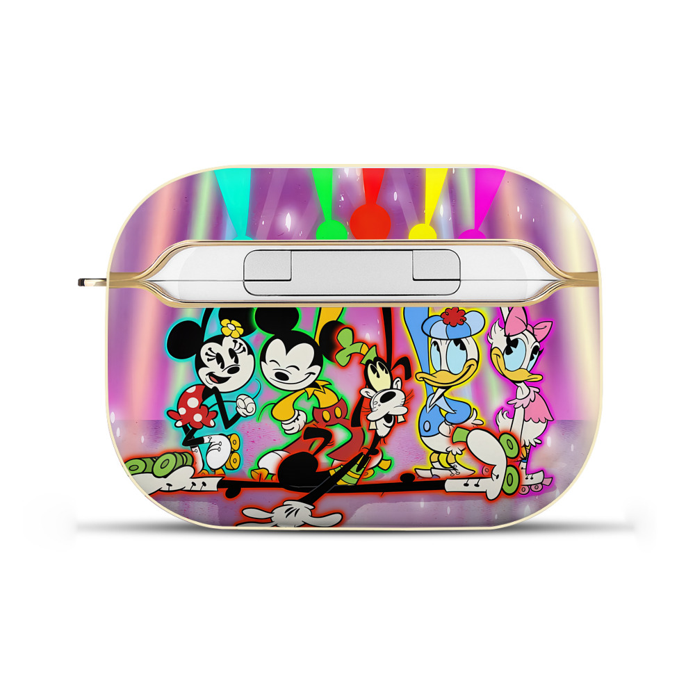 （画像用） ミッキーマウス Mickey Mouse 【AirPods Pro用】ハードシェル保護ケース｜耐衝撃・防指紋・カラビナ付き商品仕様