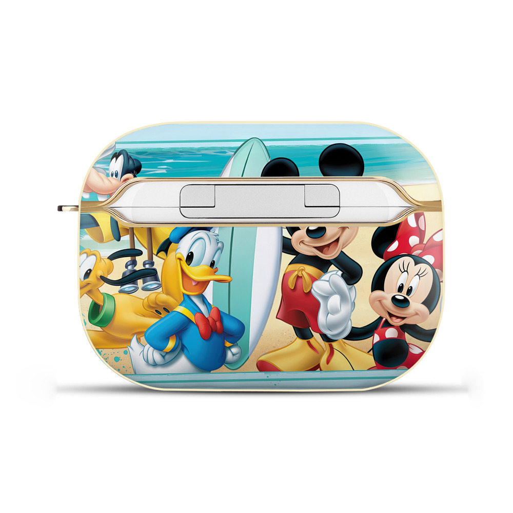 （画像用） ミッキーマウス Mickey Mouse 【AirPods Pro用】ハードシェル保護ケース｜耐衝撃・防指紋・カラビナ付き商品仕様