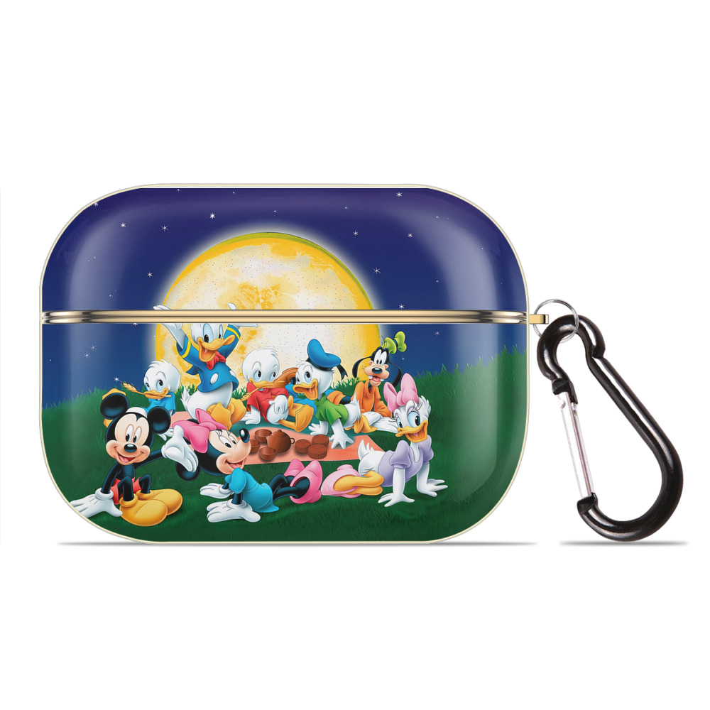 （画像用） ミッキーマウス Mickey Mouse 【AirPods Pro用】ハードシェル保護ケース｜耐衝撃・防指紋・カラビナ付き商品仕様