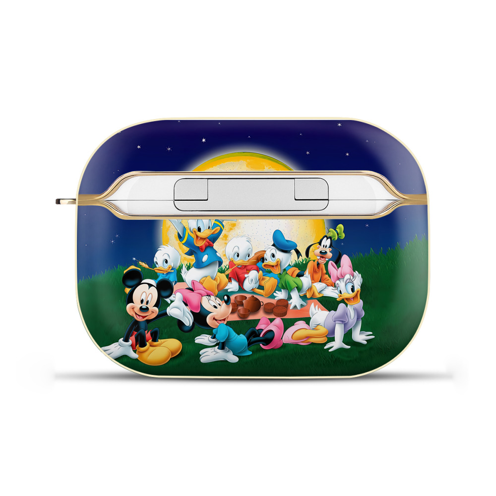 （画像用） ミッキーマウス Mickey Mouse 【AirPods Pro用】ハードシェル保護ケース｜耐衝撃・防指紋・カラビナ付き商品仕様