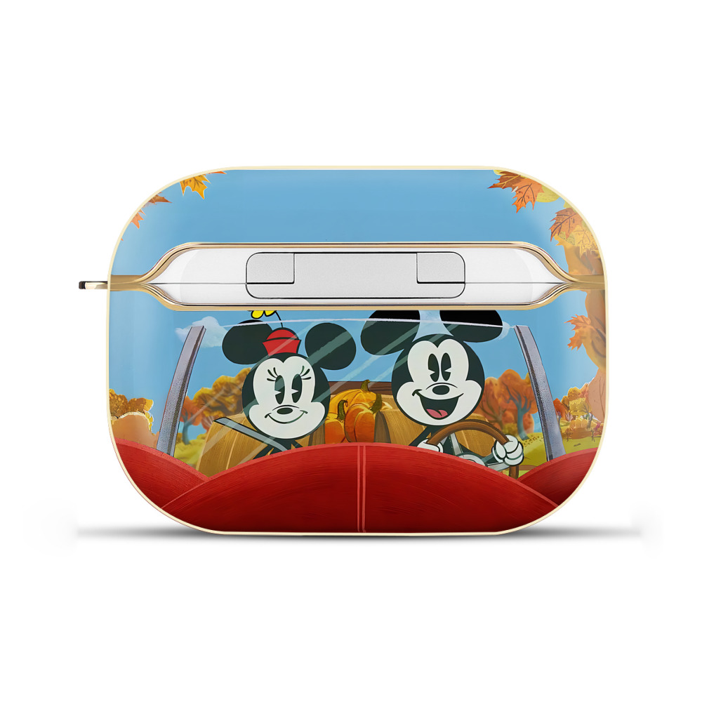 （画像用） ミッキーマウス Mickey Mouse 【AirPods Pro用】ハードシェル保護ケース｜耐衝撃・防指紋・カラビナ付き商品仕様