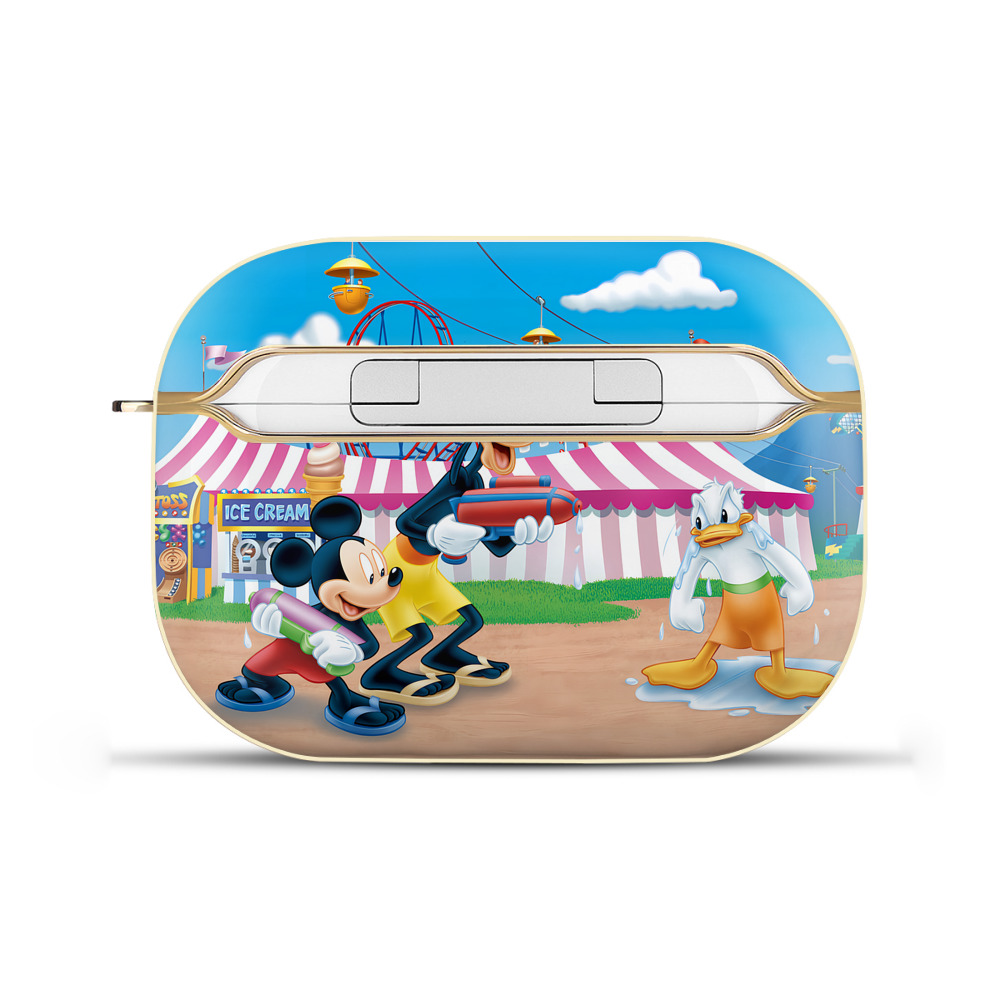 （画像用） ミッキーマウス Mickey Mouse 【AirPods Pro用】ハードシェル保護ケース｜耐衝撃・防指紋・カラビナ付き商品仕様
