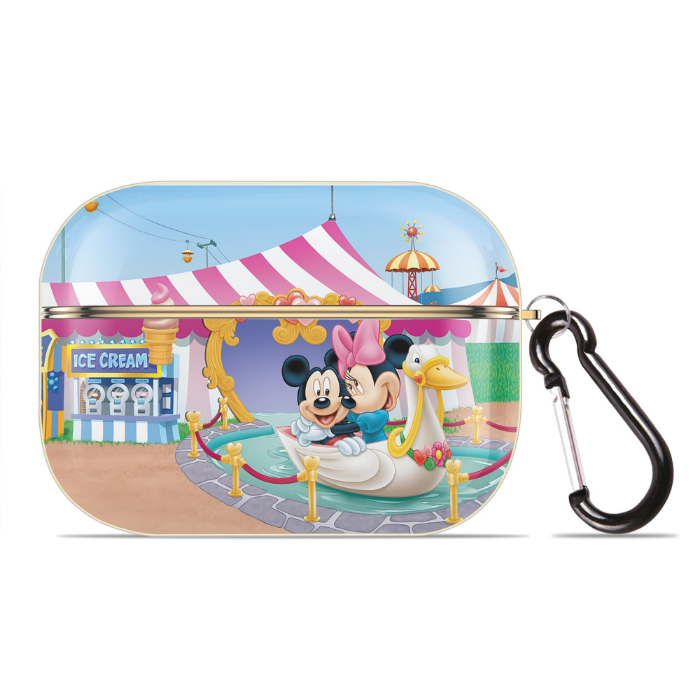（画像用） ミッキーマウス Mickey Mouse 【AirPods Pro用】ハードシェル保護ケース｜耐衝撃・防指紋・カラビナ付き商品仕様