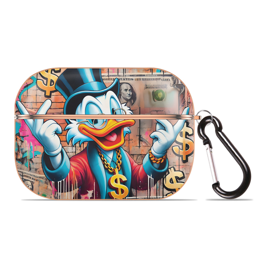 （画像用） ミッキーマウス Mickey Mouse 【AirPods Pro用】ハードシェル保護ケース｜耐衝撃・防指紋・カラビナ付き商品仕様