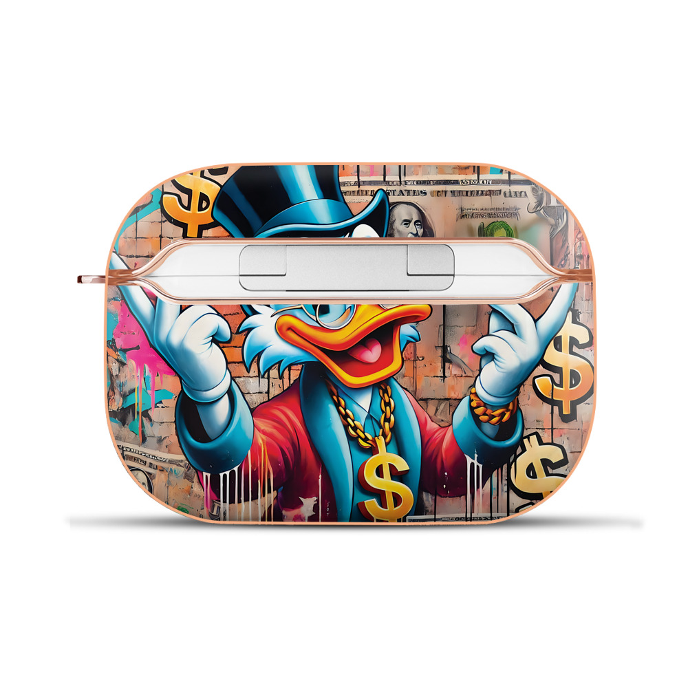 （画像用） ミッキーマウス Mickey Mouse 【AirPods Pro用】ハードシェル保護ケース｜耐衝撃・防指紋・カラビナ付き商品仕様