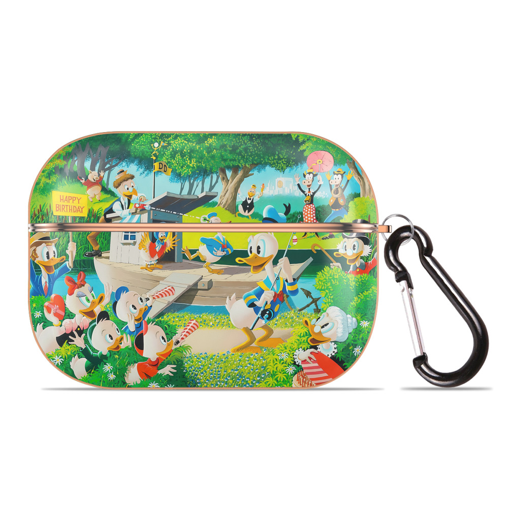 （画像用） ミッキーマウス Mickey Mouse 【AirPods Pro用】ハードシェル保護ケース｜耐衝撃・防指紋・カラビナ付き商品仕様