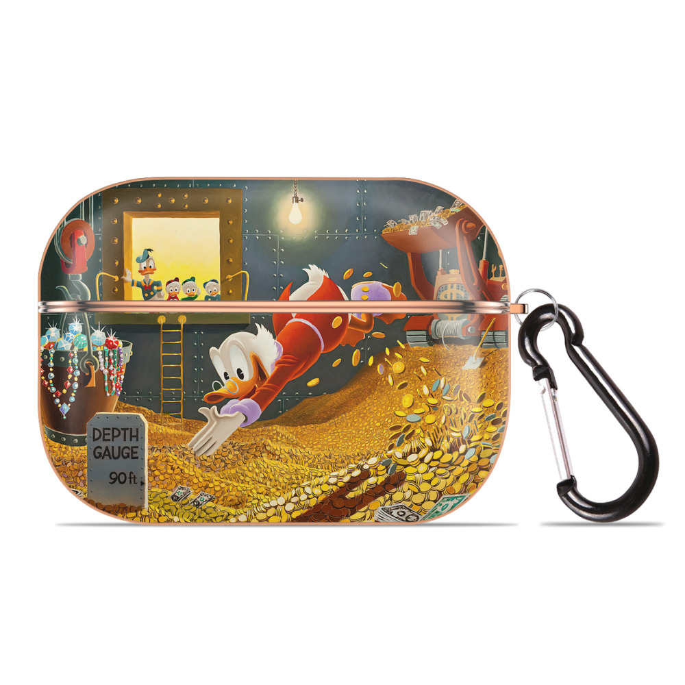 （画像用） ミッキーマウス Mickey Mouse 【AirPods Pro用】ハードシェル保護ケース｜耐衝撃・防指紋・カラビナ付き商品仕様